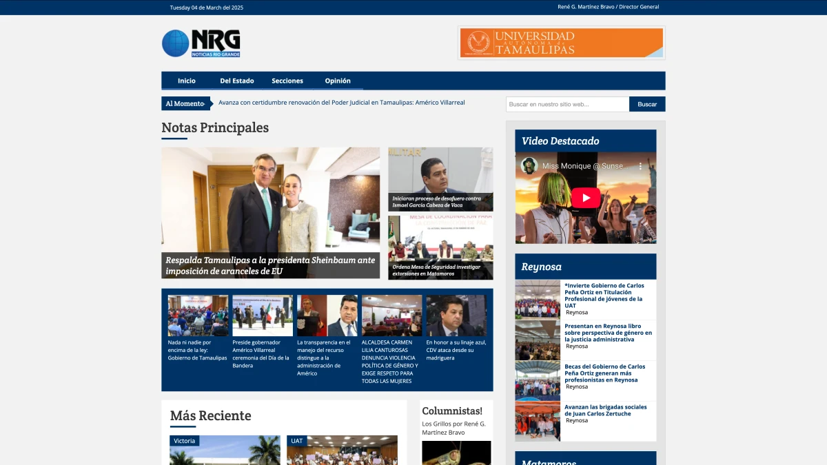 Captura de Noticias Río Grande