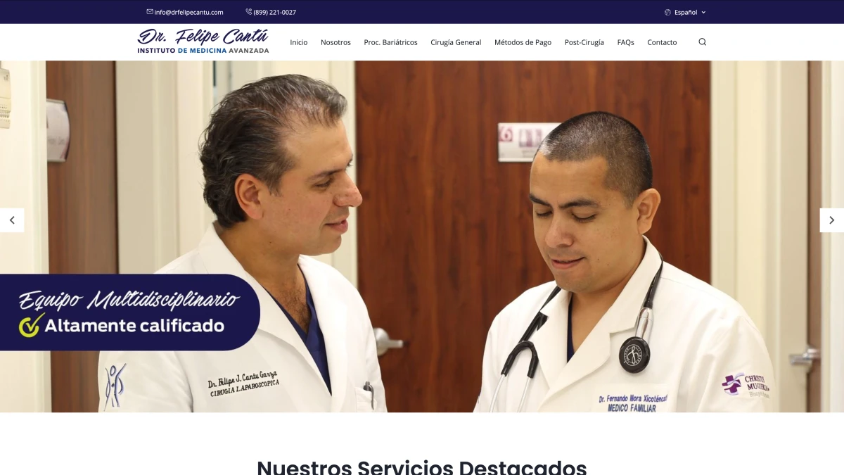 Captura de Dr. Felipe Cantú