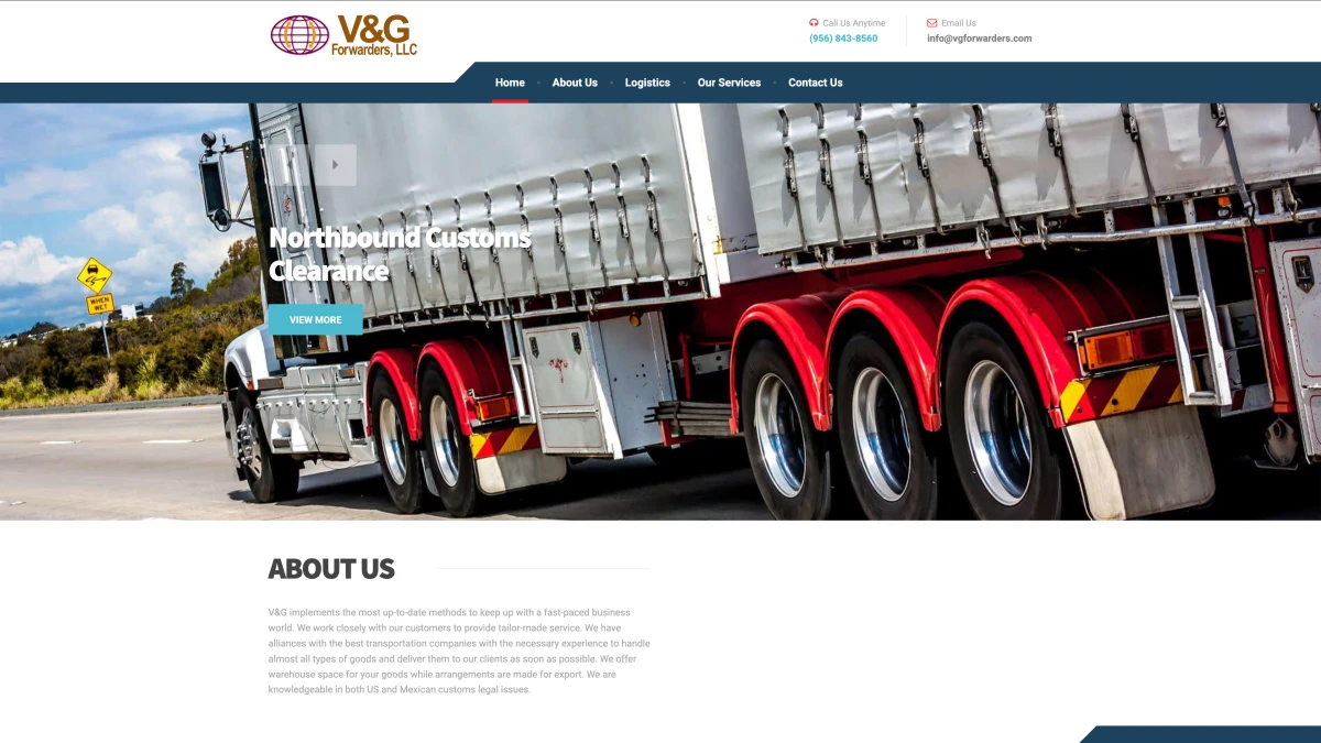 Captura de V&G Forwarders